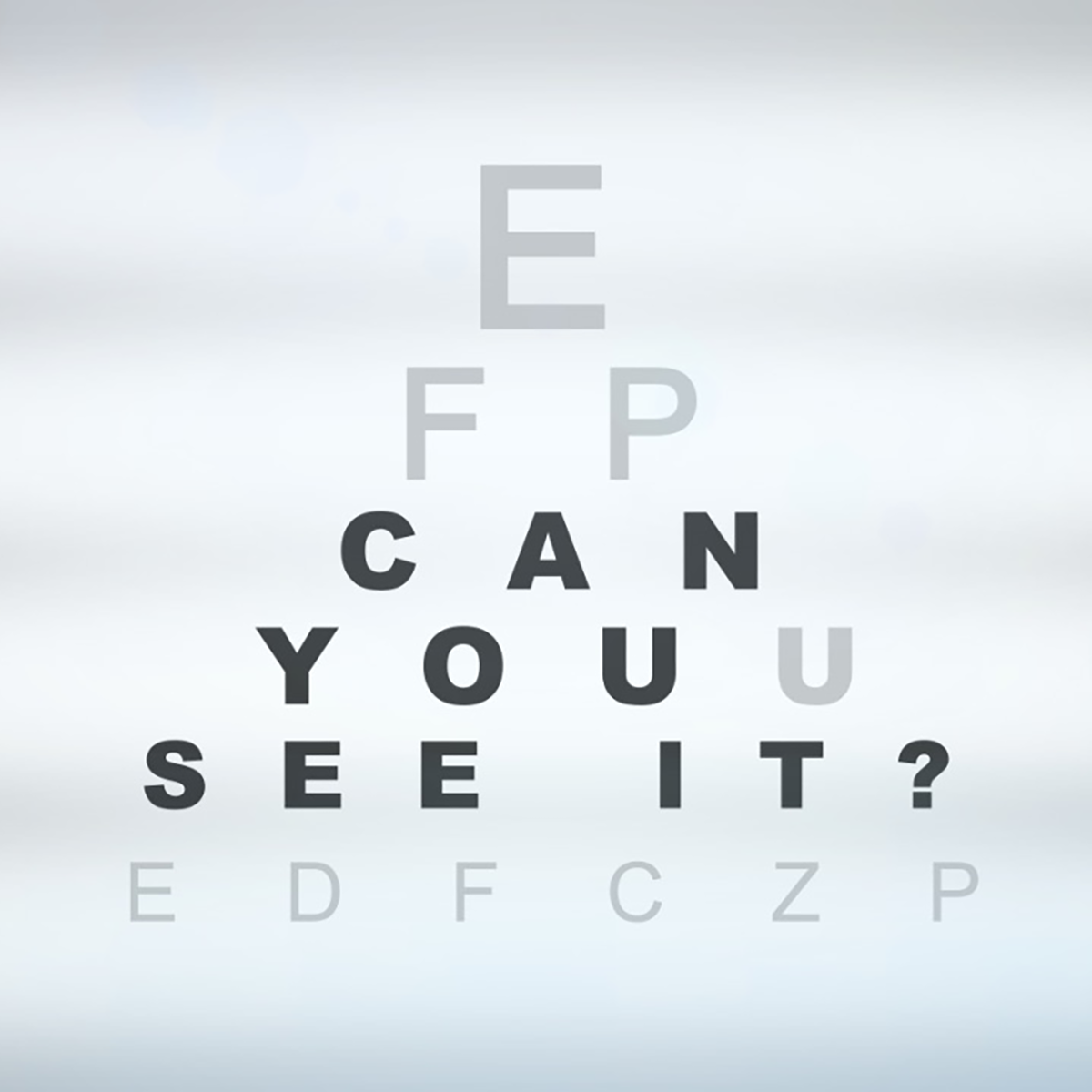 Can You See It Eyechart