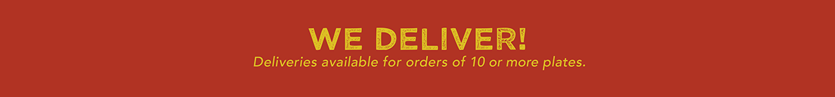 We Deliver