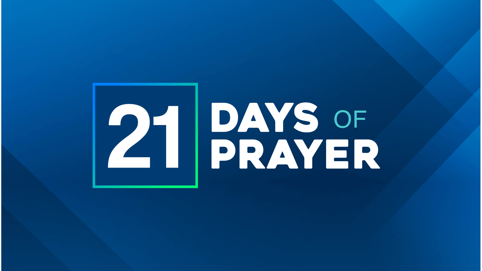 21 Days of Prayer