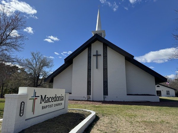 Macedonia Baptist Church Front of Building